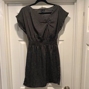 Gap Black and White Polka Dot Dress